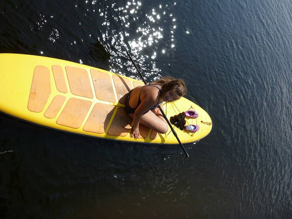 11' Inflatable SUP + paddle